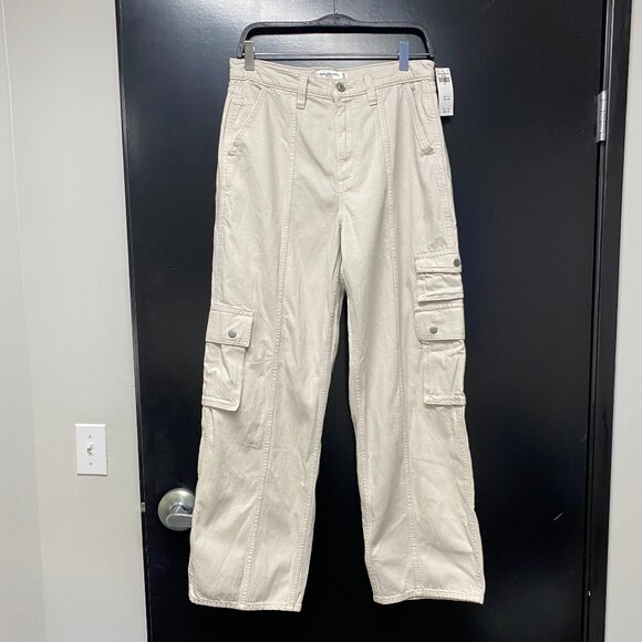 NWT! Abercrombie & Fitch  The Loose High Rise Pants Size 29 - Picture 1 of 6
